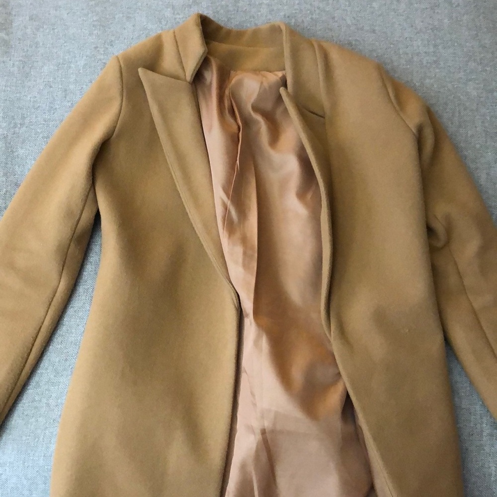 Camel car coat
